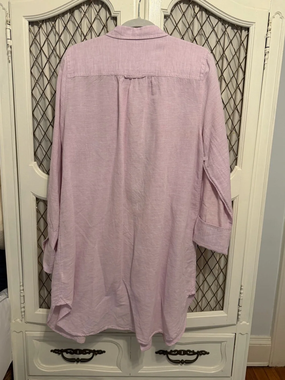 J. Crew Light Pink women’s linen cover up